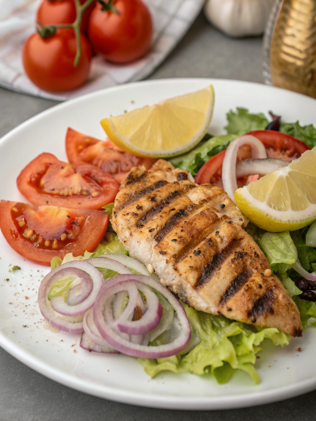 Grilled Chicken Plate ingredients