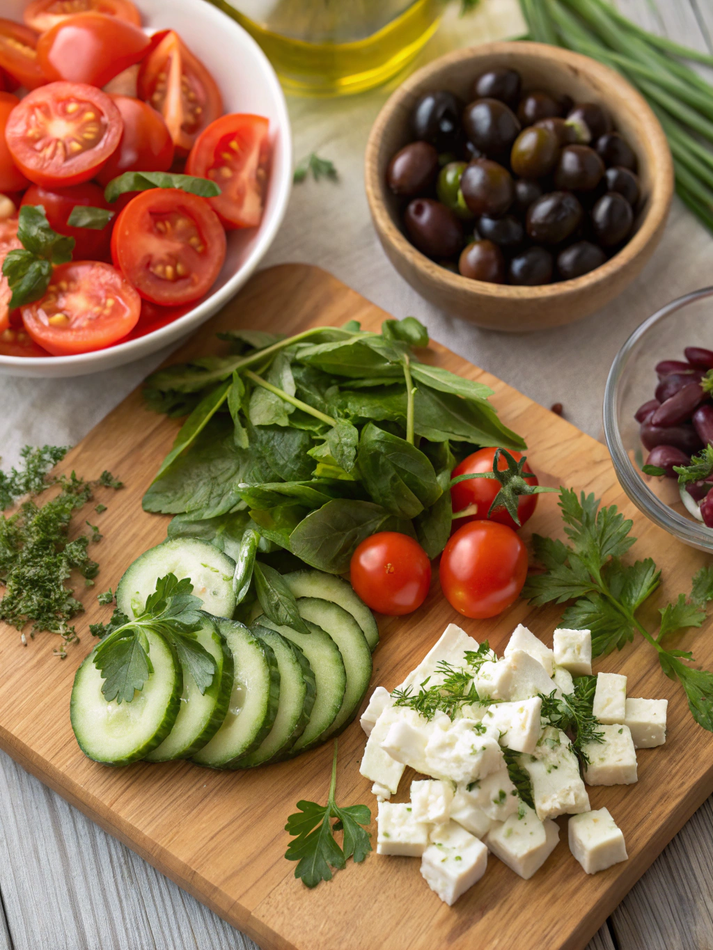 Mediterranean Salad Ingredients
