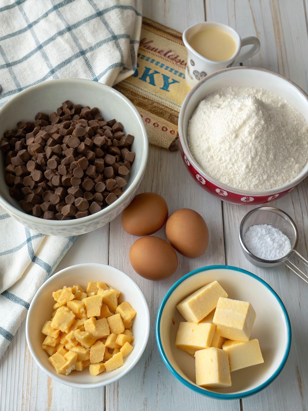 New Year Cake Chocolate Toffee ingredients