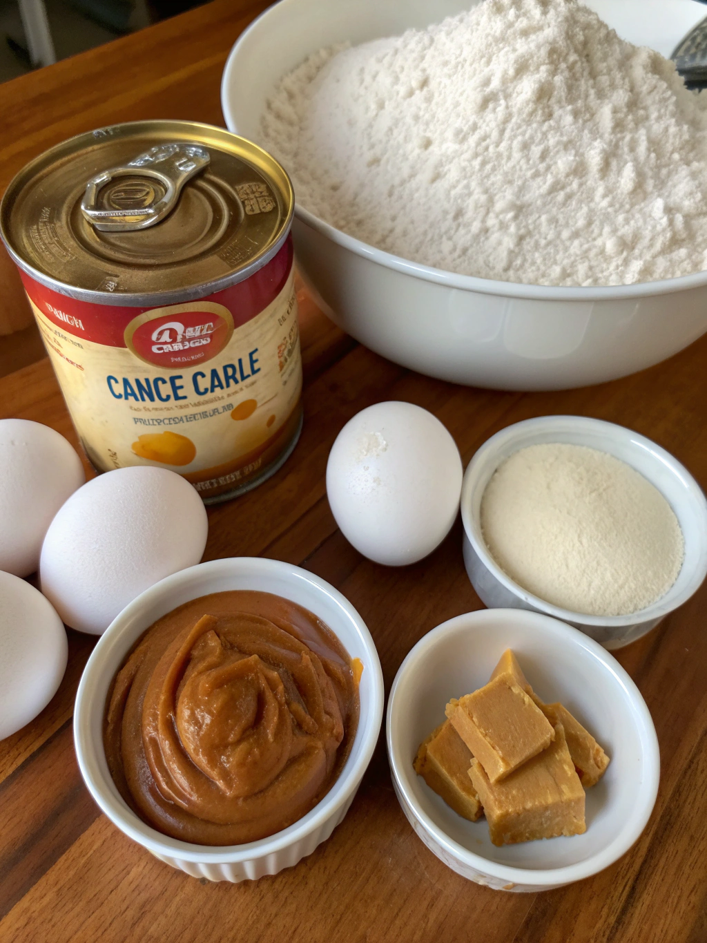 New Year Cake Dulce de Leche ingredients