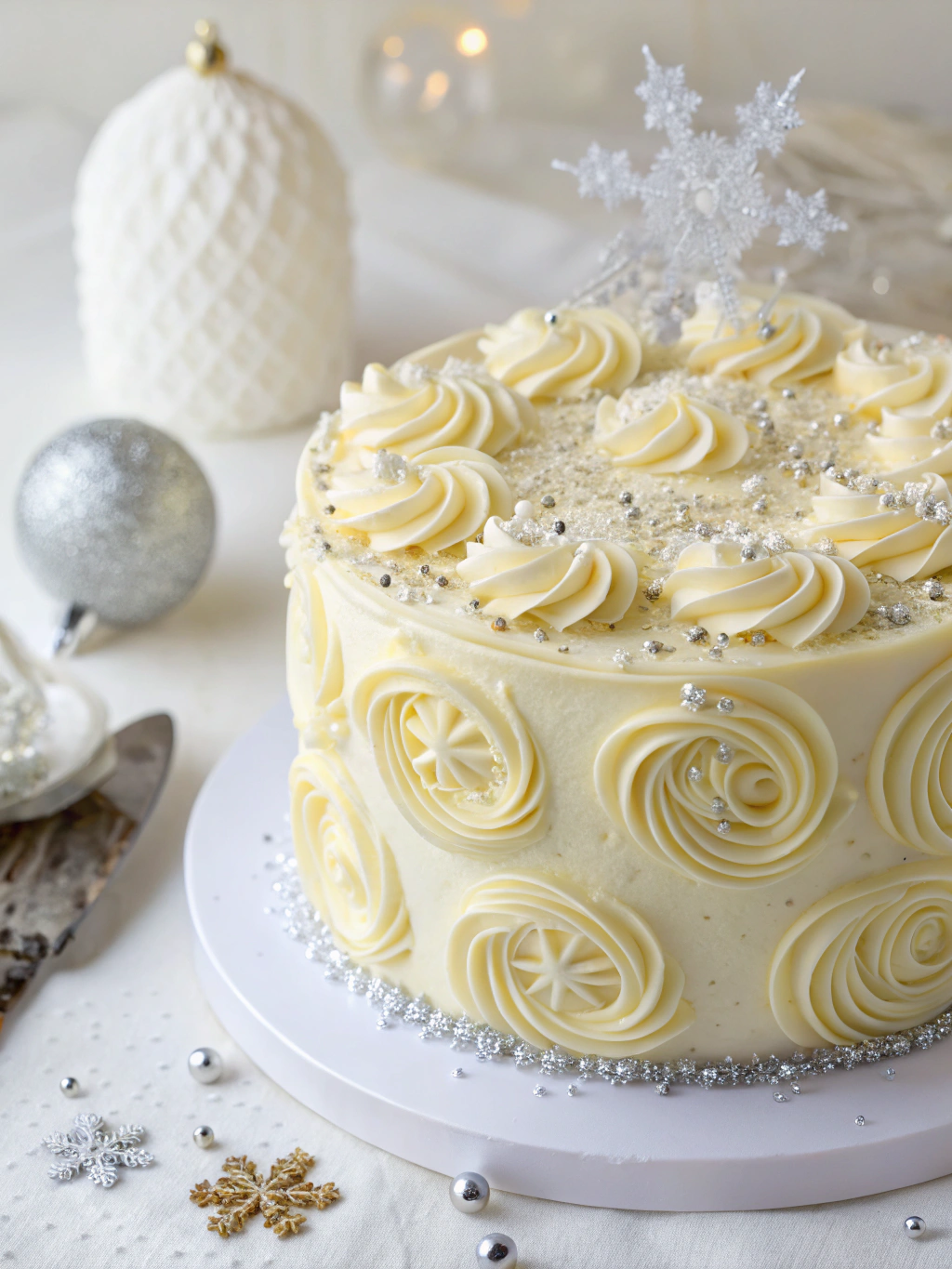 New Year Cake White Chocolate ingredients