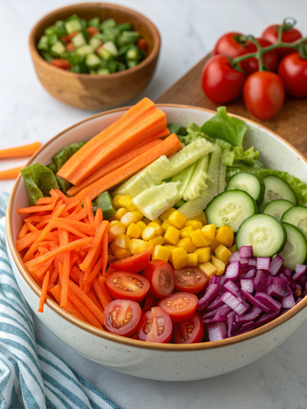 Veggie Power Salad ingredients