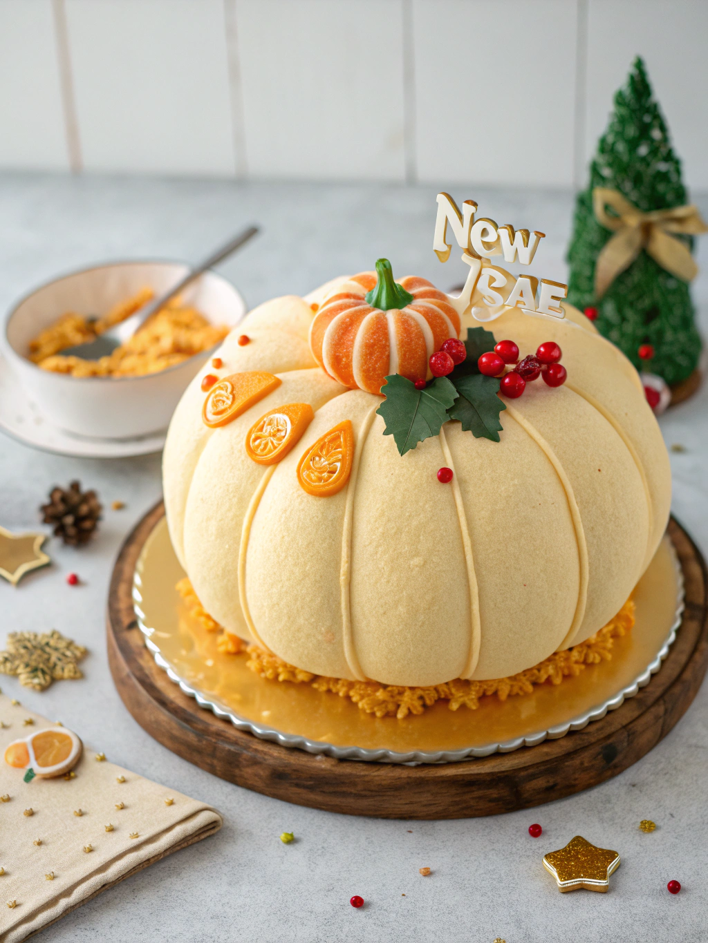 New Year Cake Pumpkin Soft