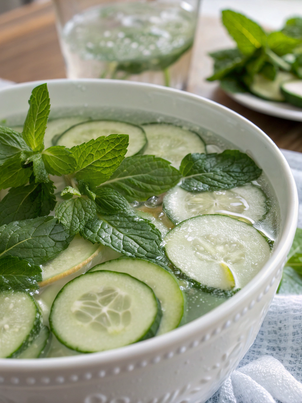 Cucumber Mint Water