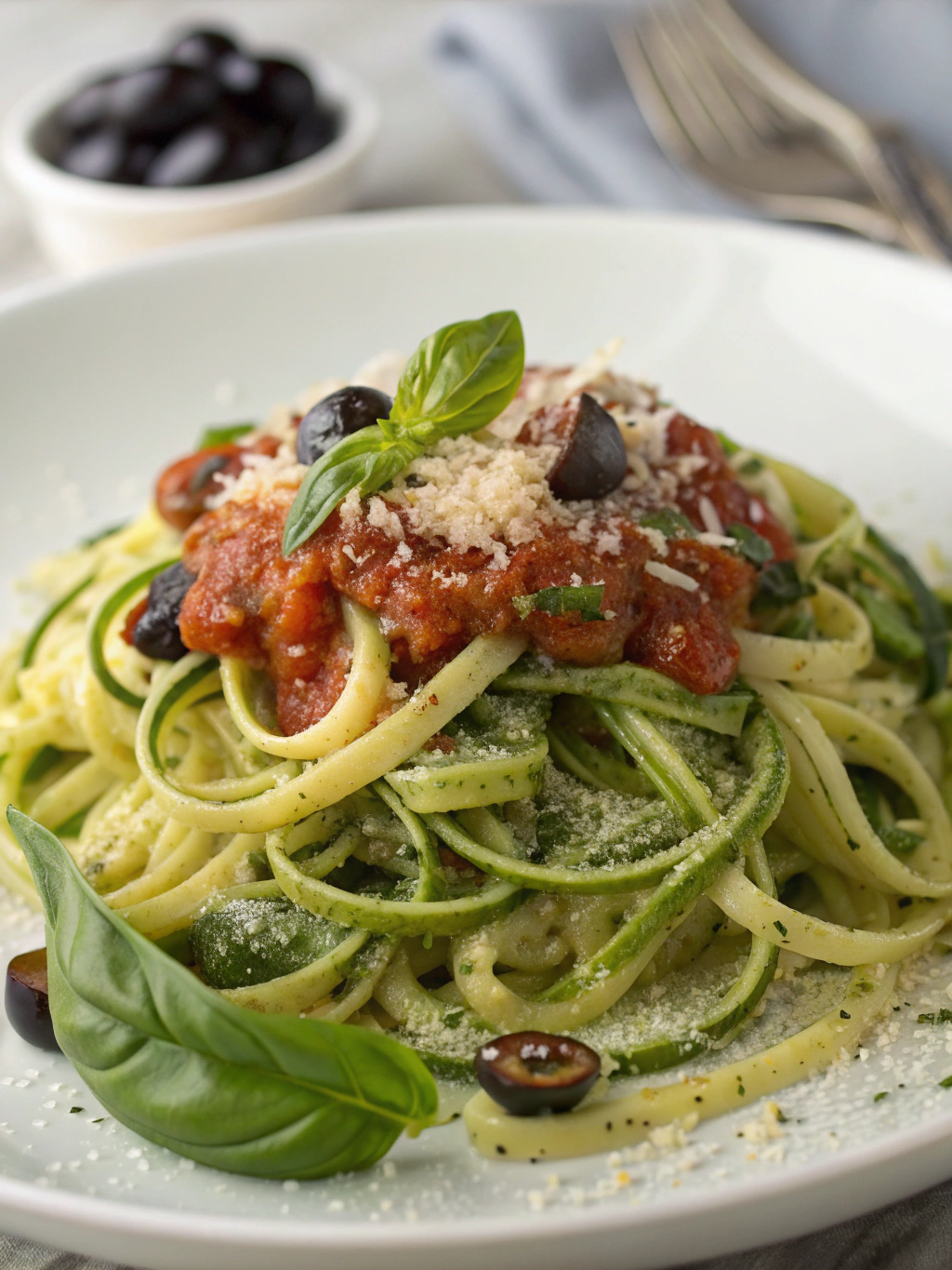 Zucchini Noodle Pasta