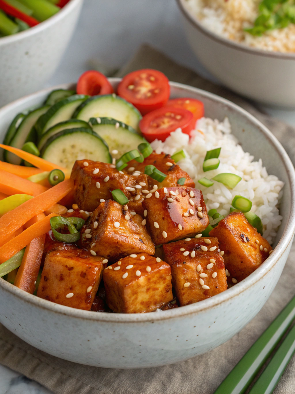 Sweet Chili Tofu Bowl