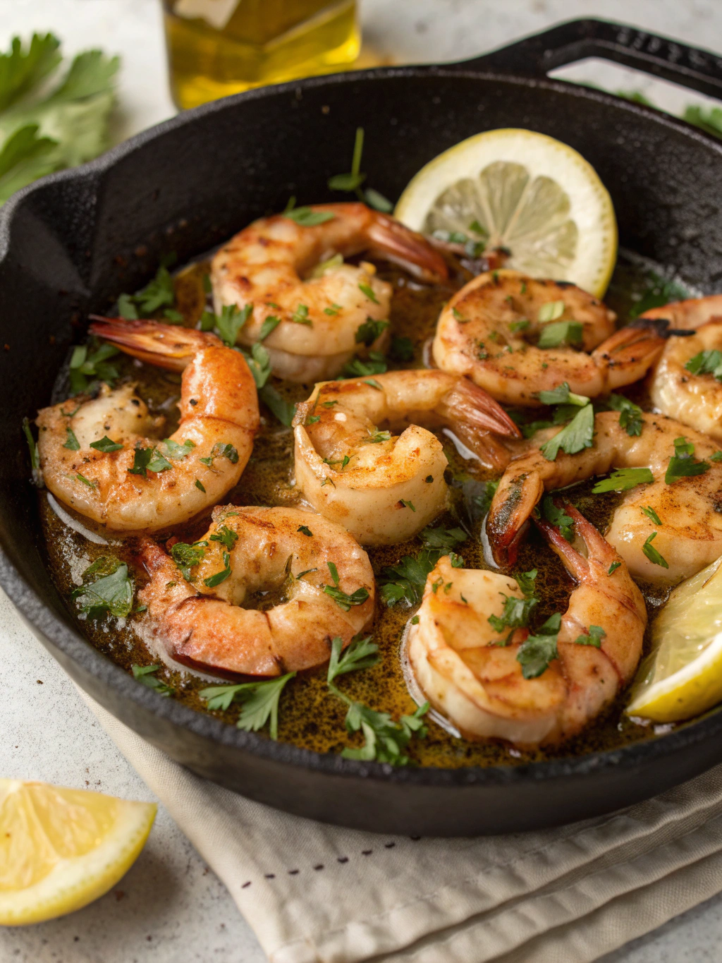 Garlic Shrimp Skillet