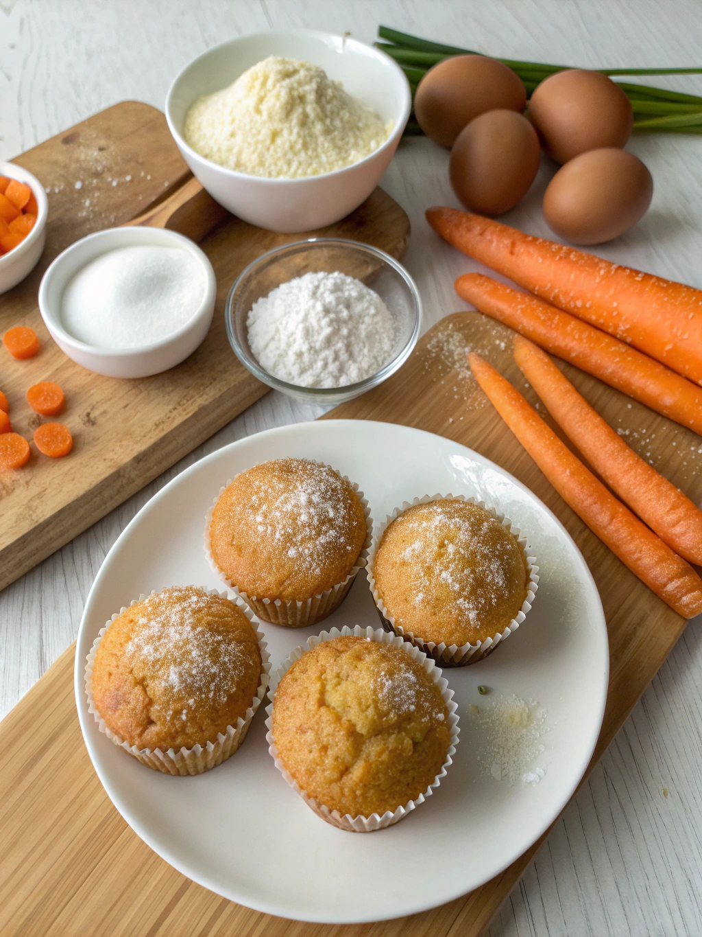 Soft Orange Muffinsingredients